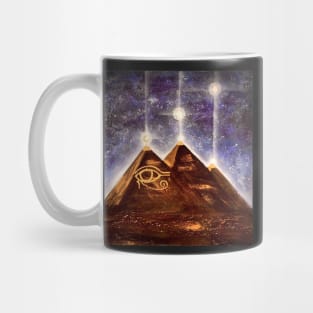 Pyramids - Horus eye portals Mug